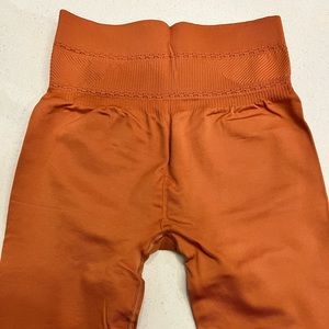 Burnt orange gymshark leggings